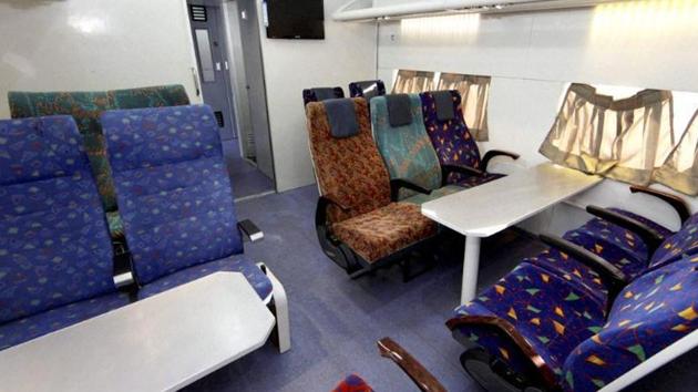 With cushioned luggage racks with coat hooks, Antyodaya Express will also have LED lights and enhanced capacity dustbins. (PTI File/ Representational Photo) With cushioned luggage racks with coat hooks, Antyodaya Express will also have LED lights and enhanced capacity dustbins. (PTI File/ Representational Photo)