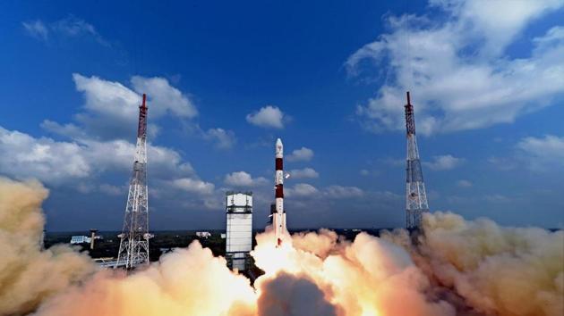 ISRO successfully launched a record 104 satellites from the spaceport of Sriharikota.(PTI Photo)