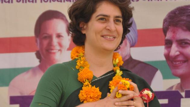 Priyanka has remained on the forefront of campaigning in Rae Bareli and Amethi in the past, spending at least a day in each assembly constituency.(Hindustan Times file) Priyanka has remained on the forefront of campaigning in Rae Bareli and Amethi in the past, spending at least a day in each assembly constituency.(Hindustan Times file)
