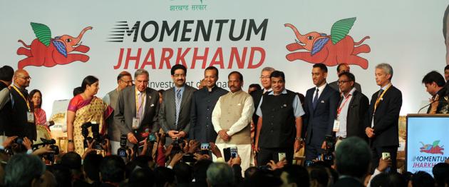 Global investors summit "Momentum Jharkhand" at Mega sports complex in Ranchi(Diwakar Prasad/ Hindustan Times) Global investors summit "Momentum Jharkhand" at Mega sports complex in Ranchi(Diwakar Prasad/ Hindustan Times)