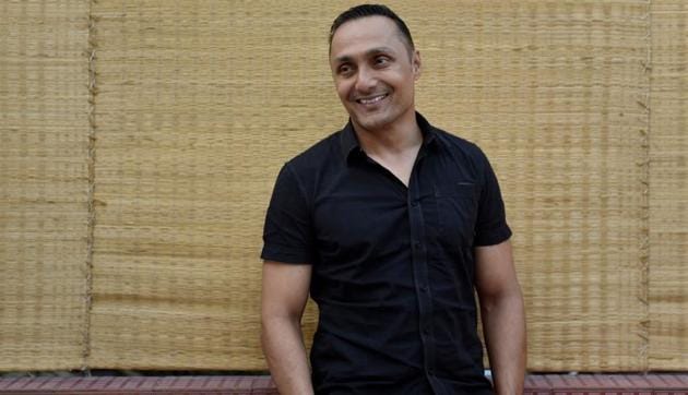 Actor Rahul Bose at his Khar office.(Photo: Satish Bate/HT.)