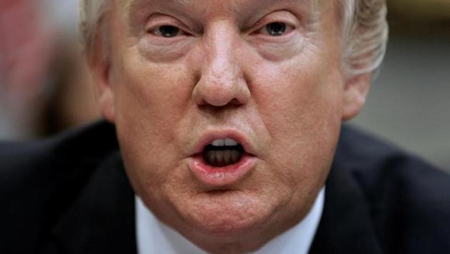 US President Donald Trump speaks in the Rosevelt Room of the White House in Washington. (Reuters File Photo) US President Donald Trump speaks in the Rosevelt Room of the White House in Washington. (Reuters File Photo)