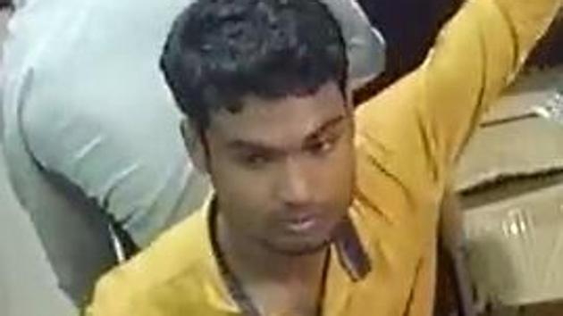 One of the two suspects who purchased the trolley bag from a Malad shop in which a 12-year-old boy’s body was found at LTT on January 8. One of the two suspects who purchased the trolley bag from a Malad shop in which a 12-year-old boy’s body was found at LTT on January 8.