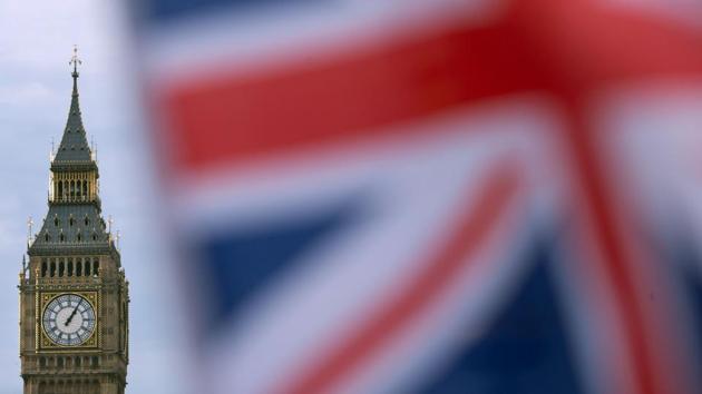 File photo taken in December 2016 shows a British Union flag flying near the Elizabeth Tower, otherwise known as Big Ben, opposite the Houses of Parliament in central London. (AFP) File photo taken in December 2016 shows a British Union flag flying near the Elizabeth Tower, otherwise known as Big Ben, opposite the Houses of Parliament in central London. (AFP)