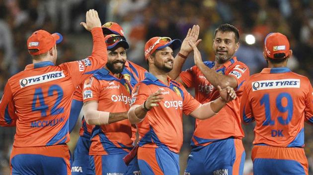 Gujarat Lions, led by Suresh Raina, made it to the play-offs of the 2016 Indian Premier League.(Hindustan Times)
