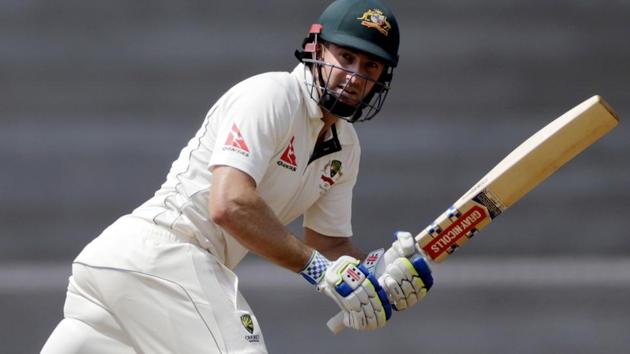 Australia's Shaun Marsh bats during the practice match against India A in Mumbai on Friday.(AP)