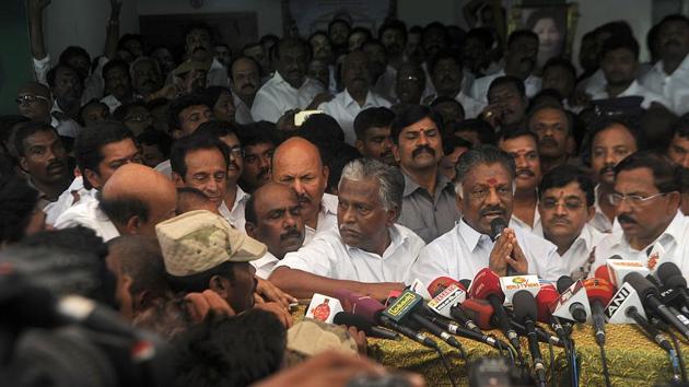 MPs supporting former chief minister O Panneerselvam could still be safe even as their leader has been expelled from the party.(AFP file)