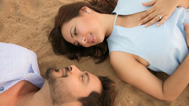 Actors Keith Sequeira and Rochelle Rao got engaged on Valentine’s Day.(Shannon Zircle) Actors Keith Sequeira and Rochelle Rao got engaged on Valentine’s Day.(Shannon Zircle)