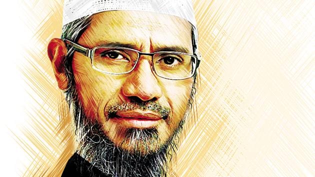 The central agency produced Aamir Gazdar, a close confidante of Zakir Naik, in front of a special Prevention of Money Laundering Court (PMLA) on Friday(HT)