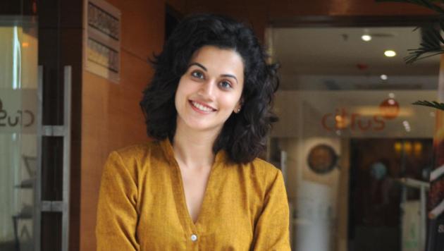 Taapsee Pannu. (Anil Dayal/HT Photo) Taapsee Pannu. (Anil Dayal/HT Photo)