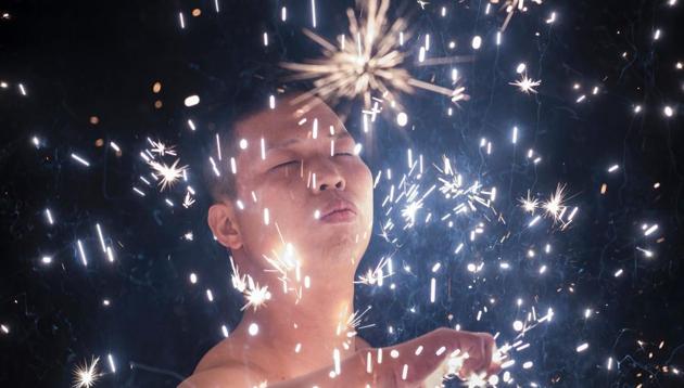 The ritual takes place in the city of Putian in Fujian province, where China’s Hakka people hold extended celebrations for the annual Lantern Festival, which officially fell on February 11. (Johannes EISELE / AFP)