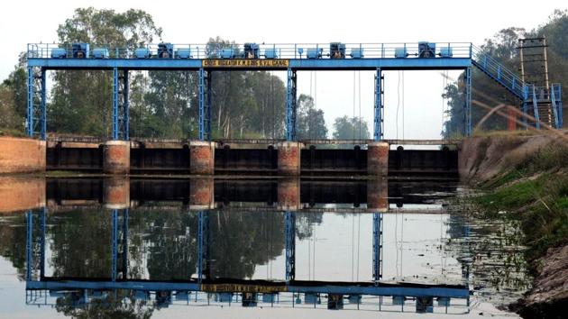 A view of the SYL Canal at Kapuri village near Ghanour town in Patiala district. (HT File Photo) A view of the SYL Canal at Kapuri village near Ghanour town in Patiala district. (HT File Photo)