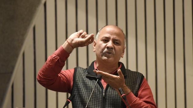 Deputy Chief Minister of Delhi Manish Sisodia has argued that a salary hike for the state’s MLAs will encourage probity in public life.(Sonu Mehta/HT PHOTO)