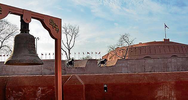 A view of the historical Gobindgarh Fort that was opened for public on December 12 last year in Amritsar.(Sameer Sehgal/Hindustan Times)