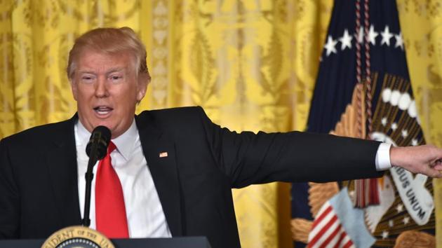 US President Donald Trump speaks during a press conference on February 16, 2017, at the White House in Washington, DC. (AFP) US President Donald Trump speaks during a press conference on February 16, 2017, at the White House in Washington, DC. (AFP)