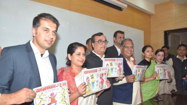 Maken said during two years’ tenure of the AAP government, dropouts in government schools have increased and number of hospital beds has come down. Maken said during two years’ tenure of the AAP government, dropouts in government schools have increased and number of hospital beds has come down.