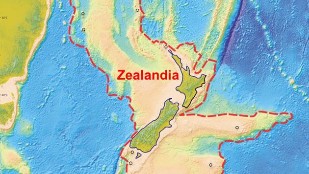 An illustration shows what geologists are calling Zealandia, a continent two-thirds the size of Australia beneath the southwest Pacific. Zealandia is believed to have broken away from Australia about 80 million years ago during the break up of the super-continent known as Gondwanaland.(Reuters) An illustration shows what geologists are calling Zealandia, a continent two-thirds the size of Australia beneath the southwest Pacific. Zealandia is believed to have broken away from Australia about 80 million years ago during the break up of the super-continent known as Gondwanaland.(Reuters)