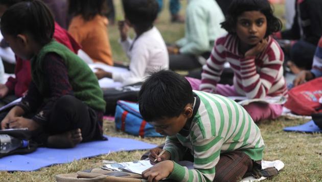 The government plans to start 10 ECED centres in one month on pilot basis, starting from slum clusters and unauthorised colonies. (HT file) The government plans to start 10 ECED centres in one month on pilot basis, starting from slum clusters and unauthorised colonies. (HT file)