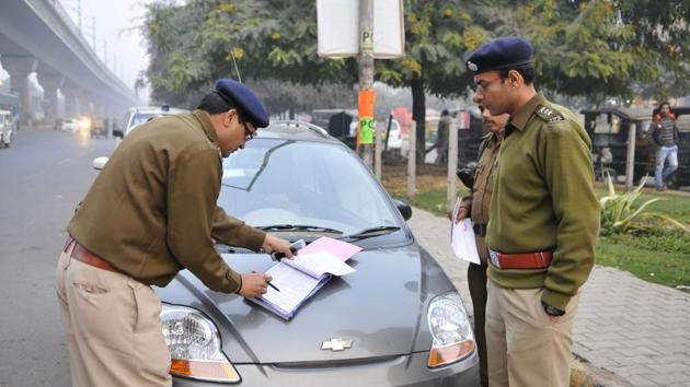 Once a complaint is received, the police would verify if the violation took place before sending a notice to the vehicle owner. (HT File) Once a complaint is received, the police would verify if the violation took place before sending a notice to the vehicle owner. (HT File)