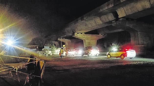 The underpass is to cost ₹52 crore and will be around 730-metre-long and have six lanes. (Salman Ali/HT Photo) The underpass is to cost ₹52 crore and will be around 730-metre-long and have six lanes. (Salman Ali/HT Photo)