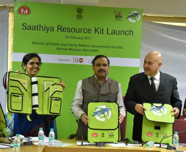 Health Secretary, CK Mishra, launches Saathiya Resource Kit for adolescents(PIB)