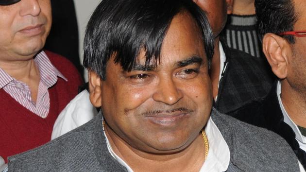 Gayatri Prajapati is the Samajwadi Party candidate from Amethi and was not present in an election rally addressed by chief minister Akhilesh Yadav. (HT File Photo) Gayatri Prajapati is the Samajwadi Party candidate from Amethi and was not present in an election rally addressed by chief minister Akhilesh Yadav. (HT File Photo)