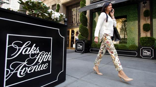 A Saks Fifth Avenue store in Manhattan. Besides retailing goods from luxury retailers, the company is also expected to introduce brands like Ralph Lauren in India.(Shutterstock)