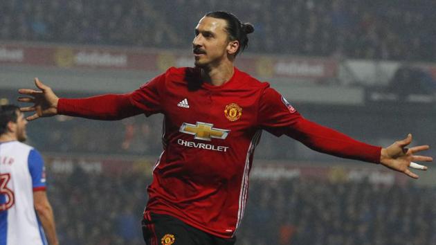 Zlatan Ibrahimovic Fires Manchester United Into Fa Cup Quarter Finals Hindustan Times