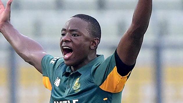 South Africa’s Kagiso Rabada (in pic) and England’s Tymal Mills have landed excellent deals in the Indian Premier League player auctions as franchises look to plug the key area for IPL 2017.(AFP Photo)