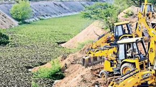 The Punjab assembly had on November 16 passed a resolution to return the land acquired for the SYL canal to the farmers. (HT File Photo) The Punjab assembly had on November 16 passed a resolution to return the land acquired for the SYL canal to the farmers. (HT File Photo)