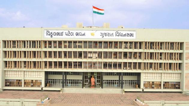 The BJP government in Gujarat on Tuesday presented a populist budget in the election year, with a slew of welfare initiatives and no new taxes. (PTI File Photo) The BJP government in Gujarat on Tuesday presented a populist budget in the election year, with a slew of welfare initiatives and no new taxes. (PTI File Photo)
