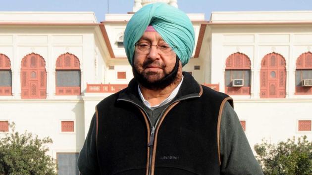 Punjab Congress chief Captain Amarinder Singh.(HT File Photo)