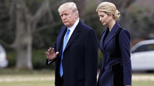 US President Donald Trump and his daughter Ivanka. (AP Photo) US President Donald Trump and his daughter Ivanka. (AP Photo)