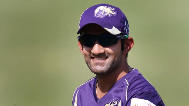 Kolkata Knight Riders captain Gautam Gambhir during a practice session for Indian Premier league 2011 in Jaipur. Gambhir was auctioned for 2.4 million dollars back then. (Hindustan Times)