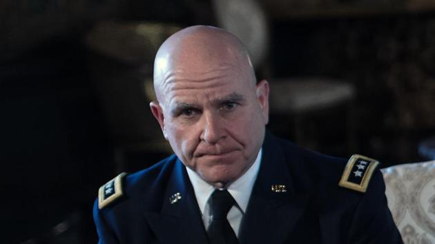 US Army Lieutenant General H. McMaster looks on as US President Donald Trump announces him as his national security adviser at his Mar-a-Lago resort in Palm Beach, Florida.(AFP Photo)