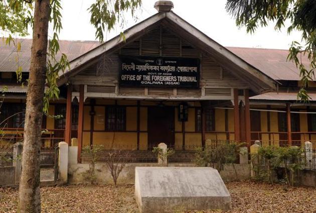 Office of the Foreign Tribunals in Goalpara, Assam. It is one of 100 tribunals located across the state that determine the fate of a D-voter’s citizenship claim. (HT Photo) Office of the Foreign Tribunals in Goalpara, Assam. It is one of 100 tribunals located across the state that determine the fate of a D-voter’s citizenship claim. (HT Photo)