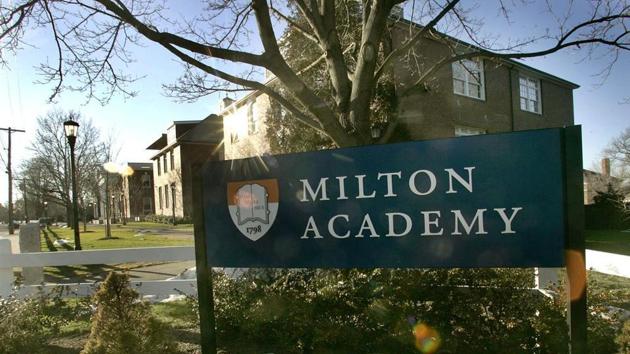 Milton Academy near Boston.(Twitter) Milton Academy near Boston.(Twitter)