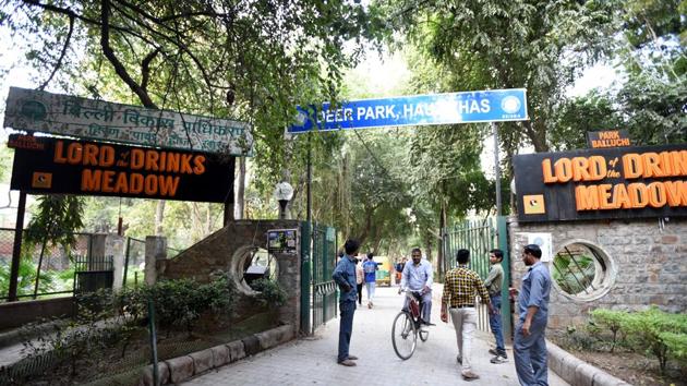 Raja allegedly tricked the victim into accompanying him to the Deer Park where he raped her. (Arun Sharma/HT PHOTO) Raja allegedly tricked the victim into accompanying him to the Deer Park where he raped her. (Arun Sharma/HT PHOTO)