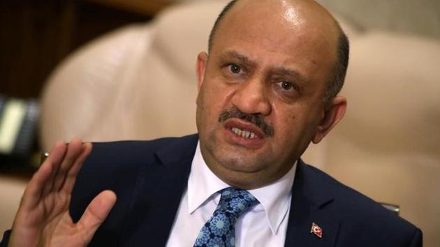 File photo of Turkey's defence minister Fikri Isik at an interview with Reuters in Ankara in August 2016.(Reuters)