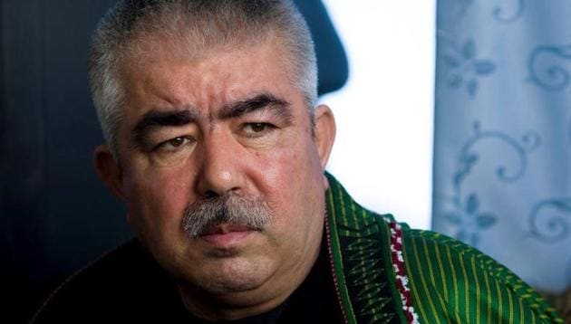 Afghan General Abdul Rashid Dostum speaks during an interview with Reuters at his Palace in Shibergan, in northern Afghanistan August 19, 2009. REUTERS/Caren Firouz/File Photo Afghan General Abdul Rashid Dostum speaks during an interview with Reuters at his Palace in Shibergan, in northern Afghanistan August 19, 2009. REUTERS/Caren Firouz/File Photo