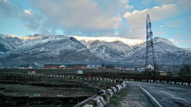 At Banihal station, Jammu and Kashmir.(Photos Courtesy: Samarth Mahajan)