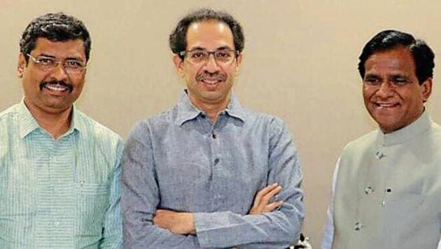 BJP and Sena leaders hinted at a cooling of tensions. State BJP president Raosaheb Danve (right) and spokesperson Keshav Upadhyaya (left) invited Sena chief Uddhav Thackeray for Danve’s son’s wedding. (HT Photo) BJP and Sena leaders hinted at a cooling of tensions. State BJP president Raosaheb Danve (right) and spokesperson Keshav Upadhyaya (left) invited Sena chief Uddhav Thackeray for Danve’s son’s wedding. (HT Photo)