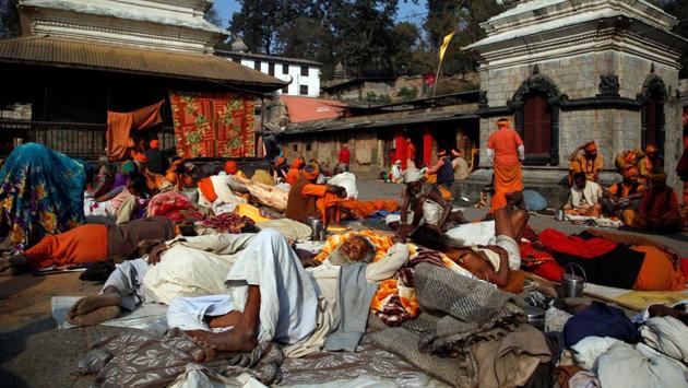 Every year, hundreds of Sadhus from across the different countries arrive at the Bankali and Pashupatinath temple . (Navesh Chitrakar / REUTERS) Every year, hundreds of Sadhus from across the different countries arrive at the Bankali and Pashupatinath temple . (Navesh Chitrakar / REUTERS)