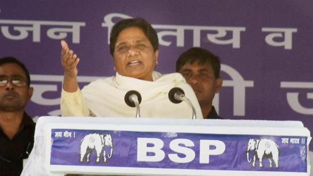 BSP chief Mayawati addresses an election rally in Faizabad in Uttar Pradesh. (PTI) BSP chief Mayawati addresses an election rally in Faizabad in Uttar Pradesh. (PTI)
