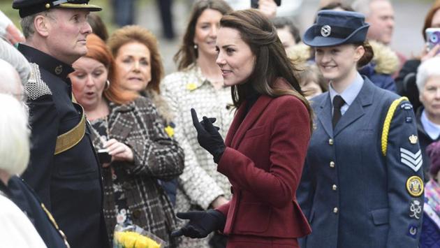 The duchess became royal patron of children’s charity Action for Children in December when Queen Elizabeth II passed on some of her responsibilities due to her advancing age. (Rebecca Naden / REUTERS)