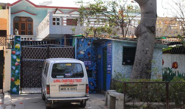 Ujjwal Niketan has been facing serious charges, including trafficking and illegal adoption. (PARVEEN KUMAR/HT PHOTO) Ujjwal Niketan has been facing serious charges, including trafficking and illegal adoption. (PARVEEN KUMAR/HT PHOTO)