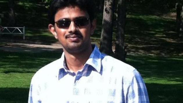 Srinivas Kuchibhotla, 32, died at a hospital after shooting at a crowded suburban Kansas City bar.(Pic: gofundme.com)