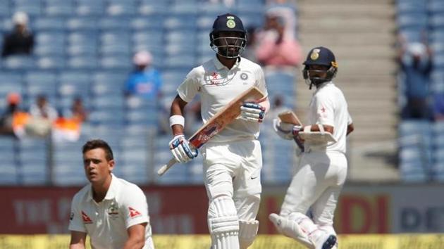 Lokesh Rahul was India’s lone saving grace with a 64. (reuters)