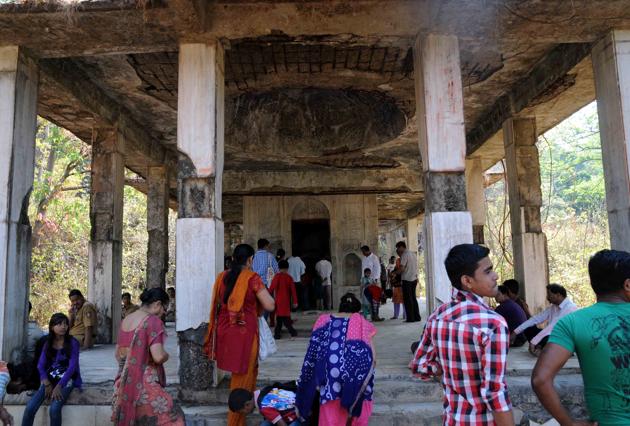 The Shiva temple in Sanjay Gandhi National Park (SGNP). (Hindustan Times) The Shiva temple in Sanjay Gandhi National Park (SGNP). (Hindustan Times)