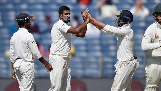 R Ashwin then ended the day with three more Australian wickets in the second innings. (PTI)